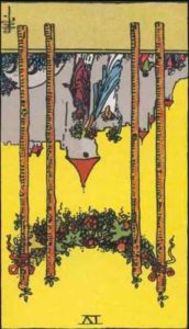 Quatro de Paus significado no Tarot - Amor, Dinheiro, Saúde e mais ...