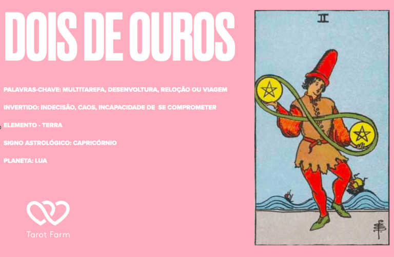 Dois De Ouros Significado No Tarot Amor Dinheiro Saúde E Mais