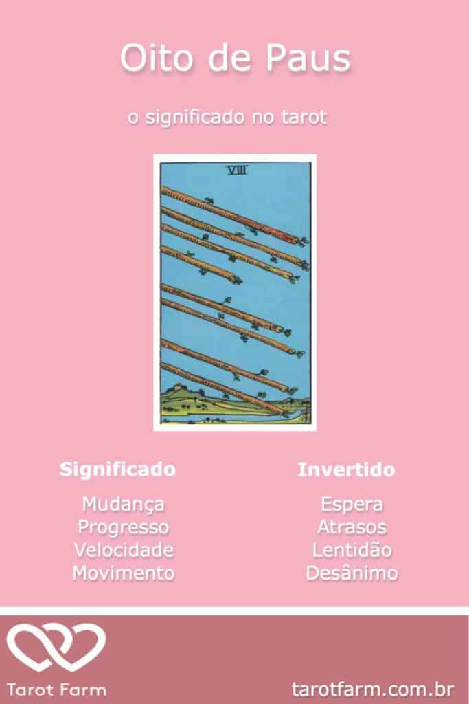 Oito de Paus significado no Tarot - Amor, Dinheiro, Saúde e mais ...