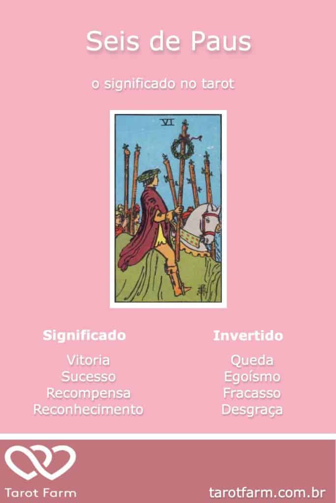 Seis de Paus significado no Tarot - Amor, Dinheiro, Saúde e mais ...