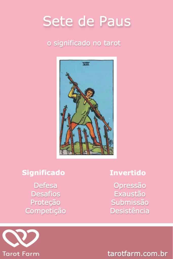 Sete de Paus significado no Tarot - Amor, Dinheiro, Saúde e mais ...