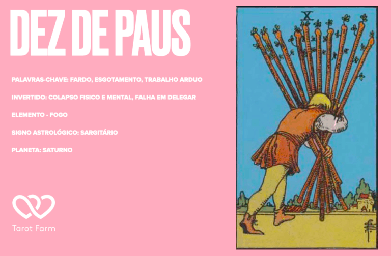 Dez de Paus significado no Tarot - Amor, Dinheiro, Saúde e mais - Tarotfarm