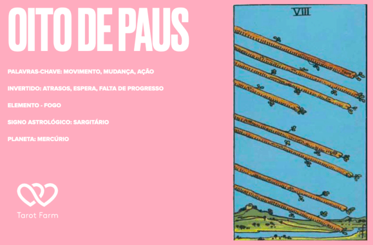 Oito de Paus significado no Tarot - Amor, Dinheiro, Saúde e mais ...