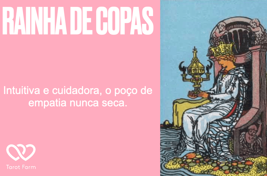 Rainha De Copas Significado No Tarot Amor Dinheiro Saúde E Mais Tarotfarm 9630