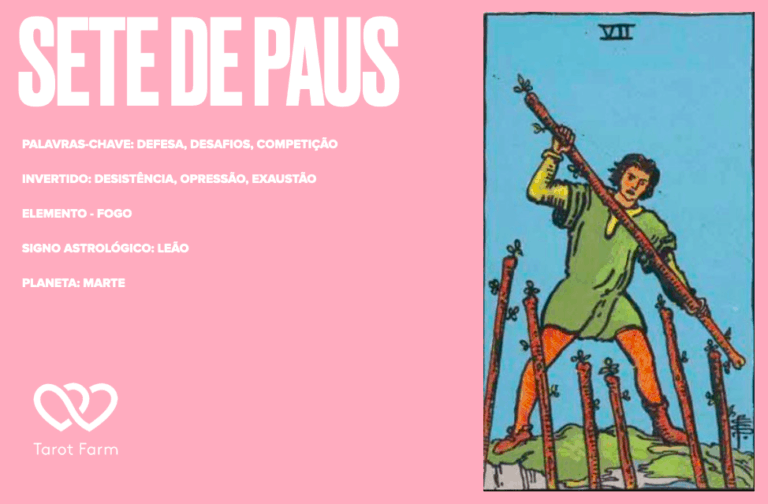 Sete de Paus significado no Tarot - Amor, Dinheiro, Saúde e mais ...