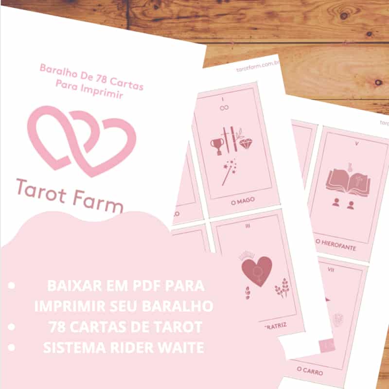 Baixe Agora: Baralho Tarot Completo 78 Cartas Grátis [PDF]