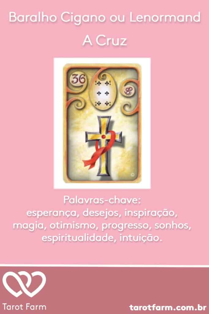 A Cruz - significado no Baralho Cigano ou Lenormand - TarotFarm